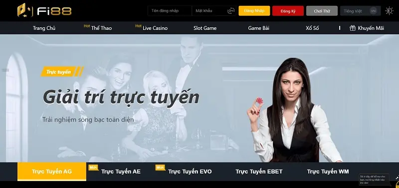 fi88 casino - nhà cái trực tuyến uy tín và chất lượng hàng đầu 3 các sảnh chơi casino fi88