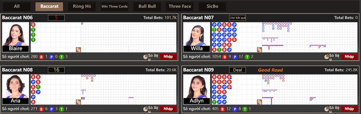 hướng dẫn chơi baccarat fi88 cho newbie - chi tiết và dễ hiểu 3 chọn bàn chơi baccarat tại fi88